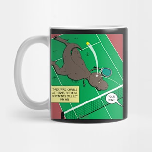 T-Rex Tennis Mug